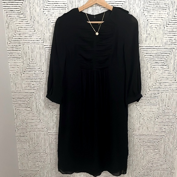 Burberry black silk dress - Picture 1 of 8